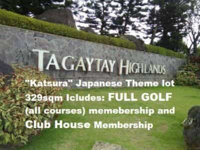 Tagaytay Highlands Lot For Sale
