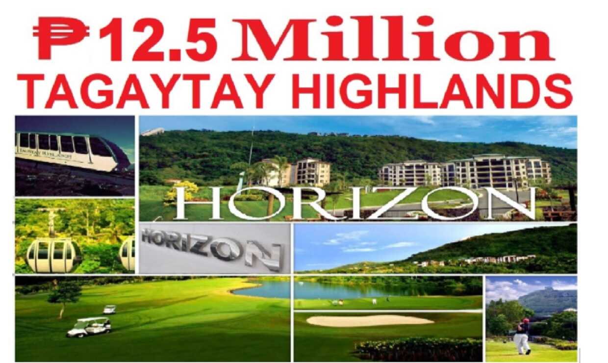 The Horizon Condominium Tagaytay Highlands For Sale for 12.5M