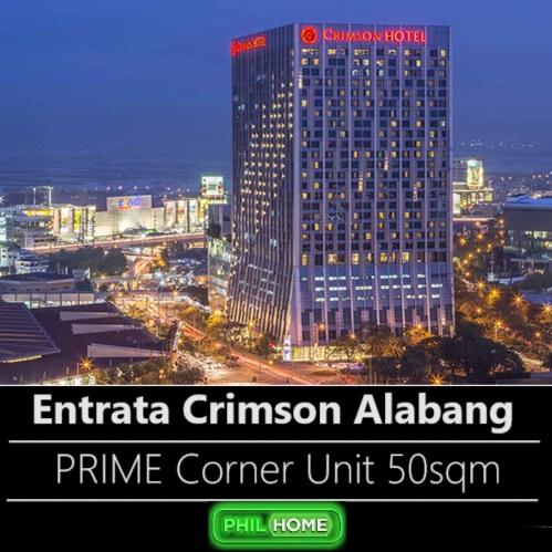 Entrata Crimson Alabang Tower Corner Unit 50sqm