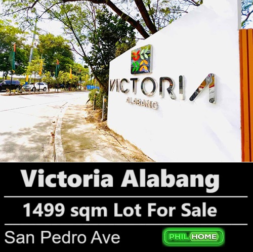 Victoria Alabang Lot For Sale 1499sqm