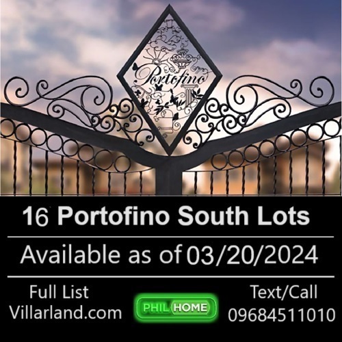 Portofino South Lot For Sale – 19 lots