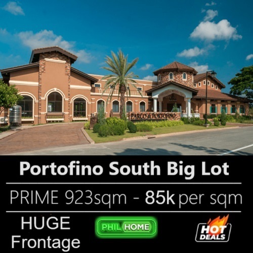 Portofino South Lot For Sale 923sqm