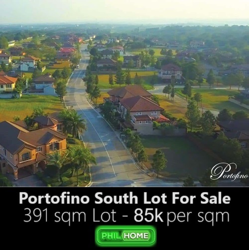 Portofino South Lot For Sale 391 sqm